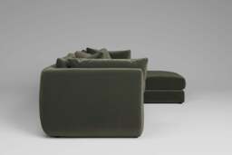 Utopia - Luxe Woven Velvet - Pine (Tailored Trim) - 2 Week Delivery, Footstool - thumbnail 7