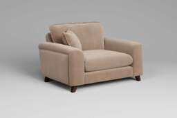 Serenity - Loveseat, Soft Touch Velvet / Soft Mink - thumbnail 3