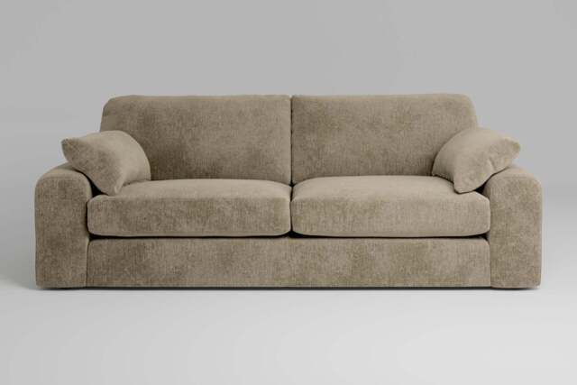 7th Heaven Maxi - 4 Seater Sofa, Soft Woven Chenille / Ecru - image 1