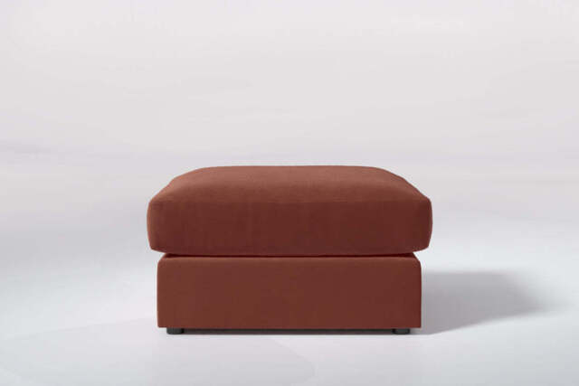 Fusion - Large Storage Stool, Soft Touch Velvet / Cinnamon - image 1