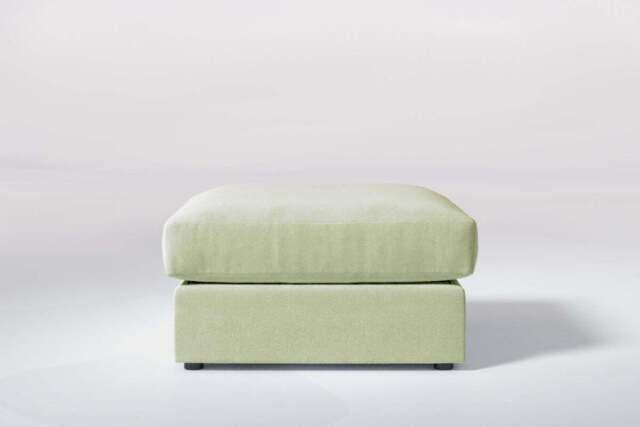 Mellow - Large Storage Stool, Brushed Wool Feel / Sage - image 1
