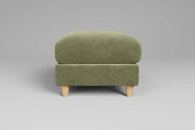 Cloud Nine - Footstool (Small), Cotton Blend / Jade - image 1