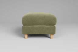 Cloud Nine - Footstool (Small), Cotton Blend / Jade - thumbnail 1