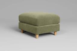 Cloud Nine - Footstool (Small), Cotton Blend / Jade - thumbnail 2