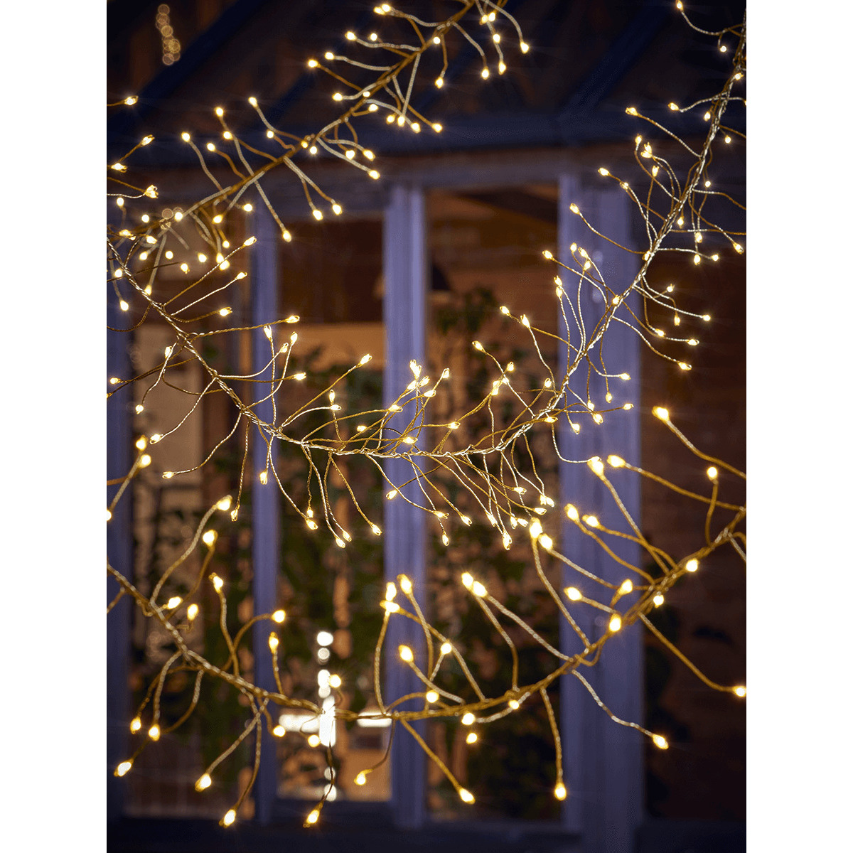 Indoor Outdoor Golden Cluster String Lights - image 1