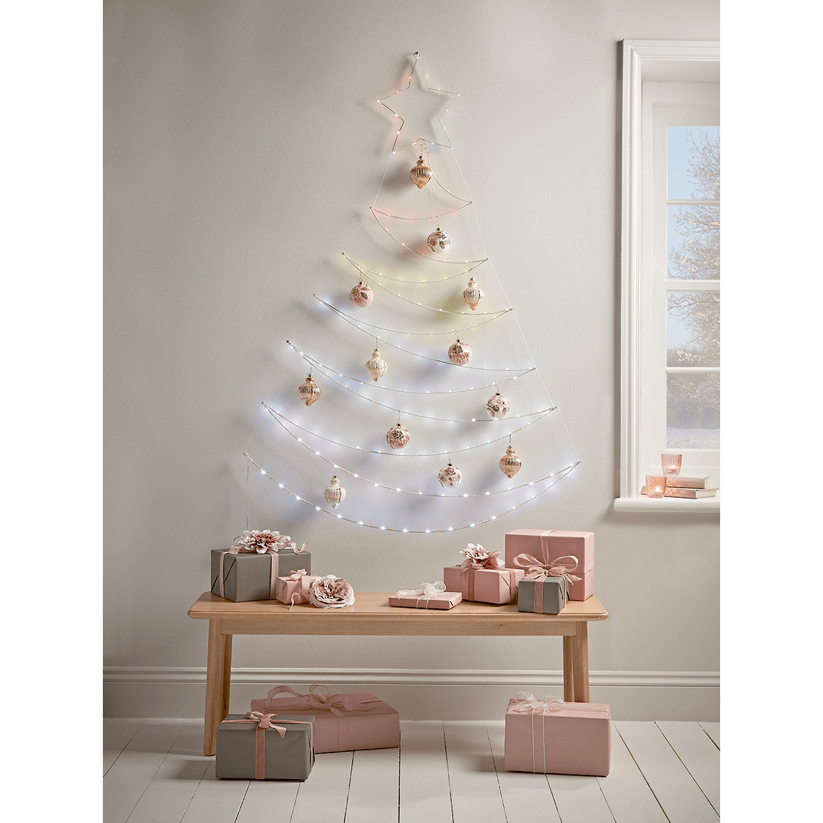 Indoor Outdoor Rainbow String Light Tree - Colour Changing - image 1