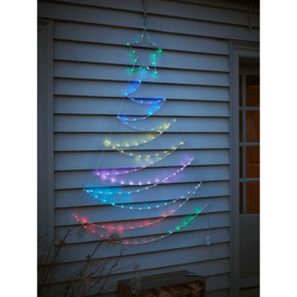 Indoor Outdoor Rainbow String Light Tree - Colour Changing - thumbnail 2
