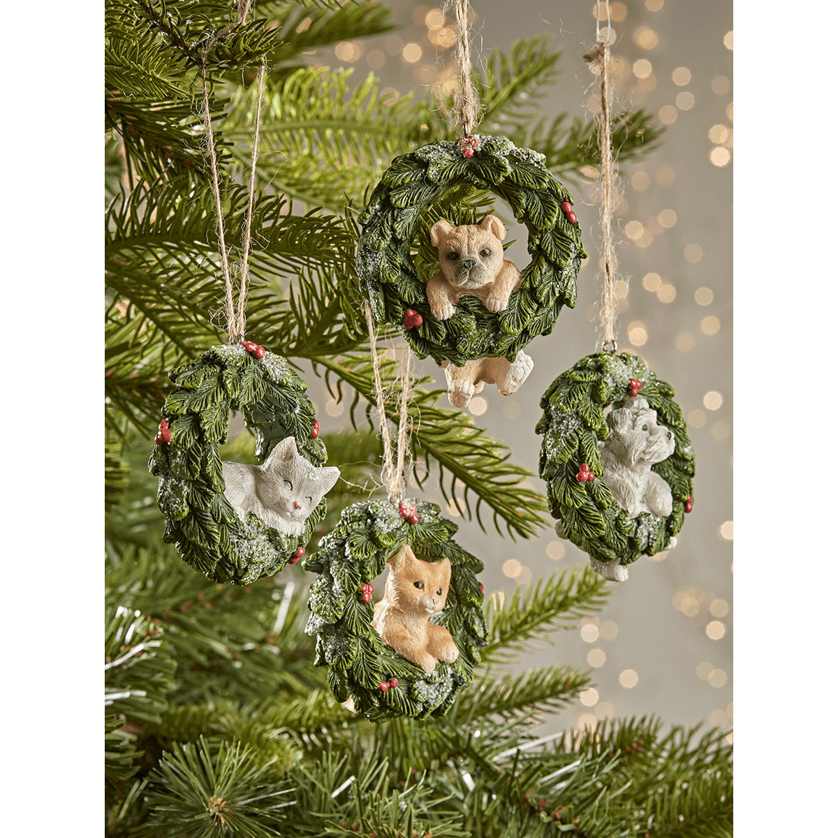 Four Hanging Pet Wreaths - image 1