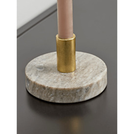 Marble Candle Holder - Grey - thumbnail 2