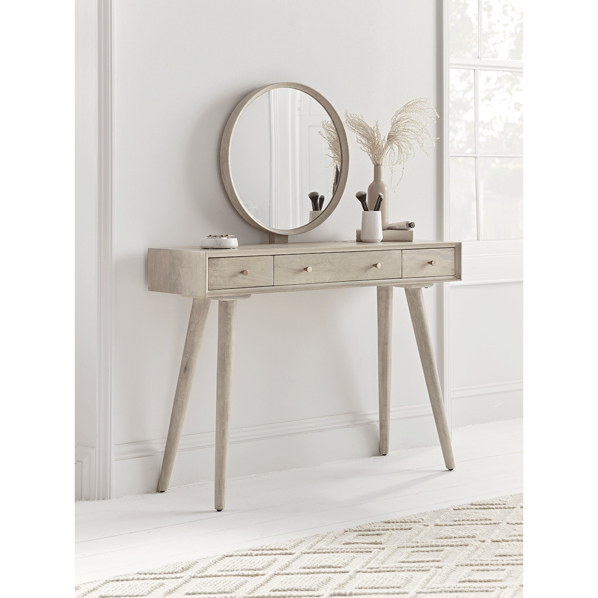 Lowe Dressing Table & Mirror - image 1