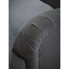 Cosy Two Seater Sofa - Soft Grey Velvet - thumbnail 2