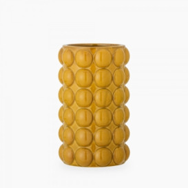 Vanessa Stoneware Vase, Yellow