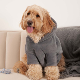 OHS Charcoal Dog Hoodie Blanket Grey