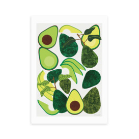 East End Prints Avocado by Leanne Simpson Print Green