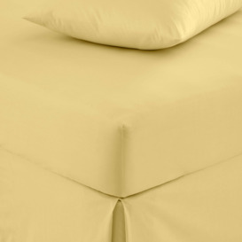 Pure Cotton Fitted Sheet Primrose (Yellow)