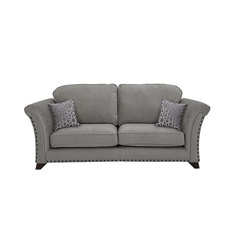 Holly 2 Seater Fabric Classic Back Sofa With Studs