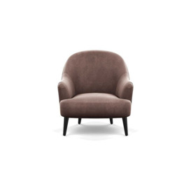 Heal's Elgin Chair Velvet Mink Black Feet - Heal's UK Furniture