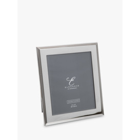 Elegance by Impressions Ribbed Photo Frame, Silver Plated
