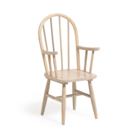 Daisa kids chair in solid rubber wood