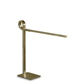 M6141 Cinto LED Horizontal Table Lamp In Antique Brass