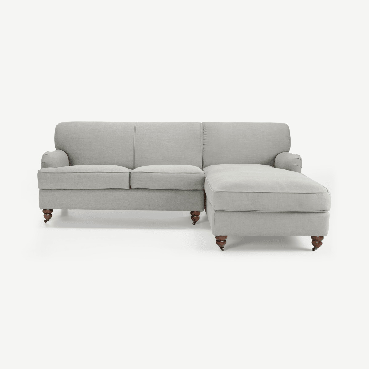 Orson Right Hand Facing Chaise End Corner Sofa, Chic Grey