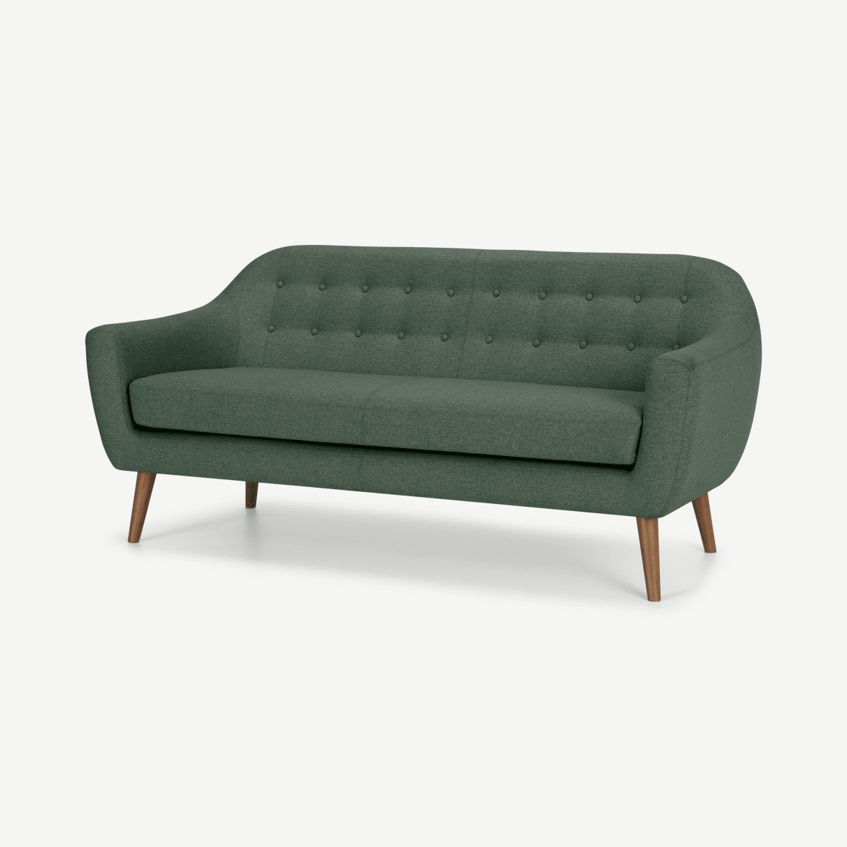 Ritchie 3 Seater Sofa, Darby Green Fabric
