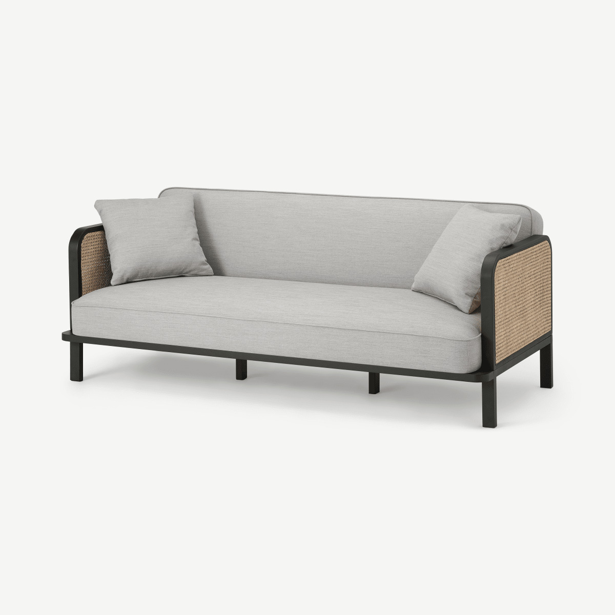 Toriko Click Clack Sofa Bed, Dove Grey Weave