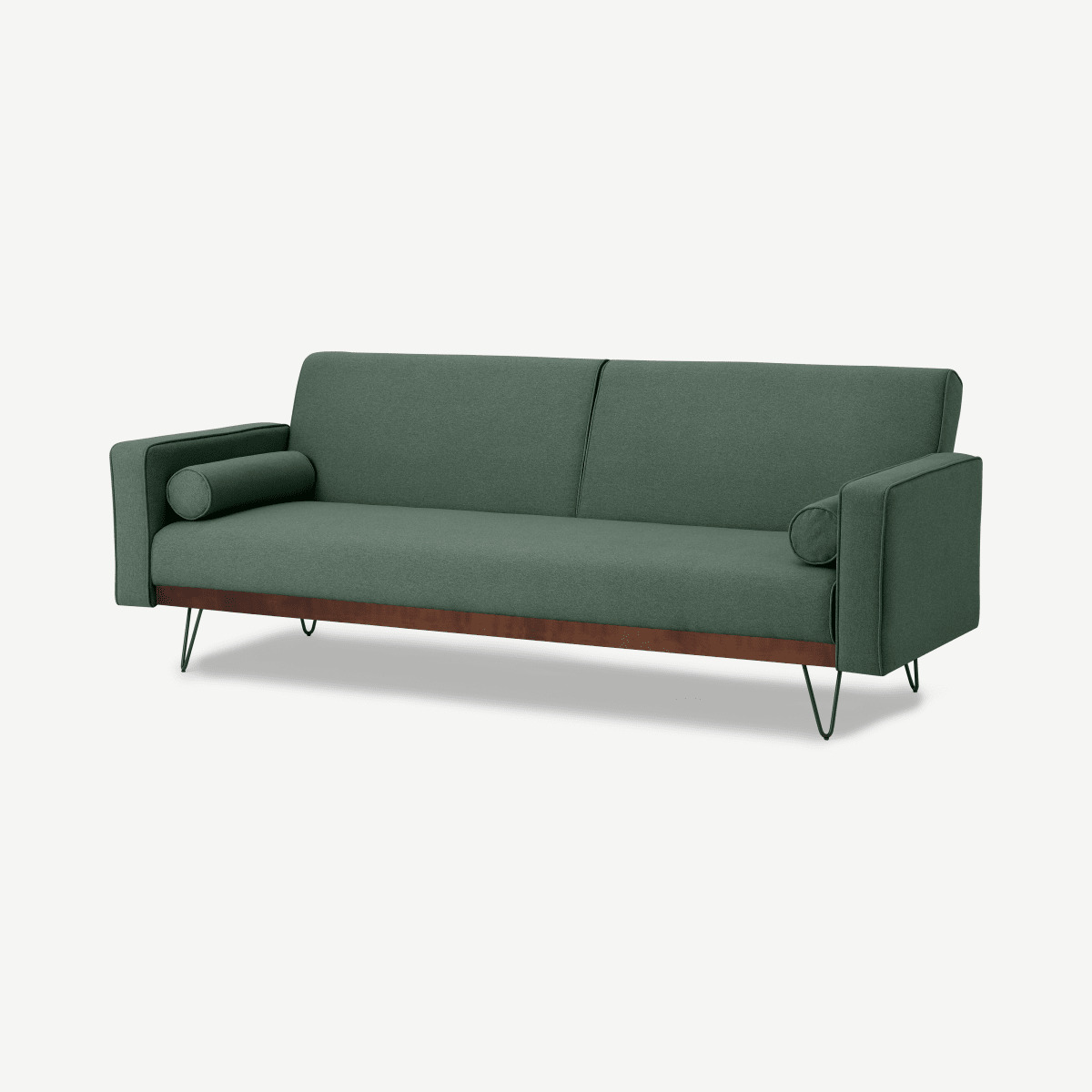 Warner Click Clack Sofa Bed, Alpine Green Fabric