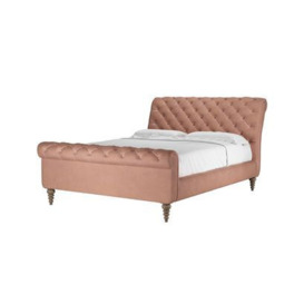 Knightsbridge King Bed in Cosmopolitan Smart Velvet - sofa.com