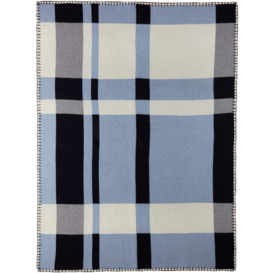 KHAITE Blue Cashmere Essex Blanket
