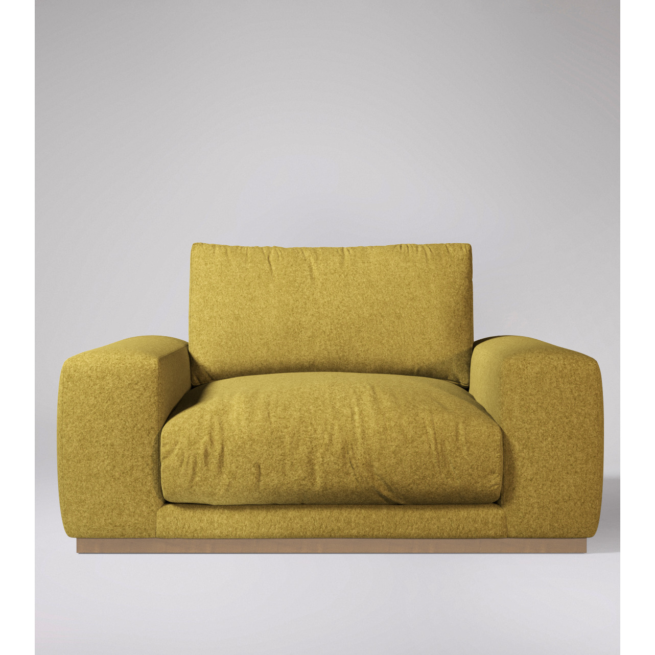 Swoon - Denver - Love Seat - Yellow - Soft Wool