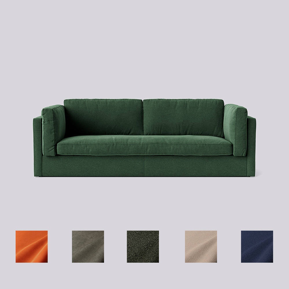 Swoon - Munich - Sofabed - Green - Smart Wool