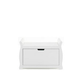 Obaby Stamford Sleigh Toy Box, White
