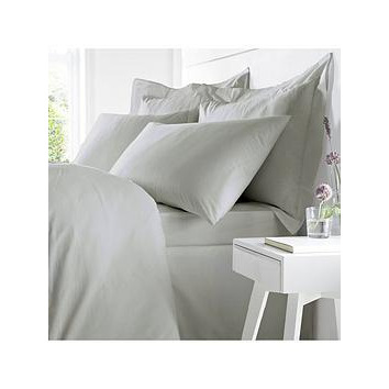 Bianca Fine Linens Bianca Egyptian Cotton King Size Fitted Sheet In Silver