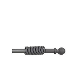 Galloway Ball Finial 28Mm Curtain Pole In Grey