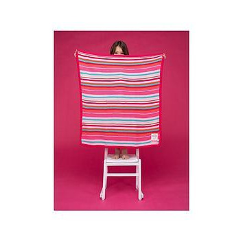 Cosatto Knitted Stripe Blanket - Pinks, One Colour