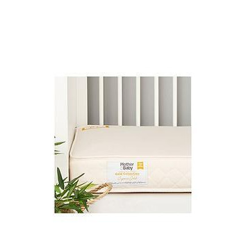 Mother&Baby Organic Gold Chemical-Free Cot Bed Mattress, White