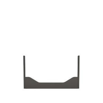 Troll Torsten Cot Conversion Junior Side Grey/Teak, Grey