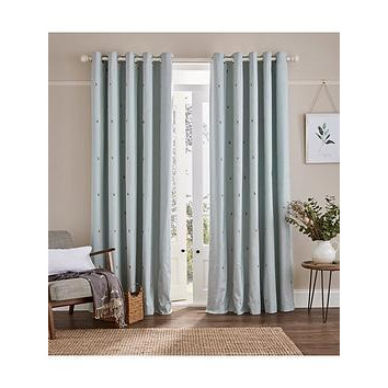 Sophie Allport Bee Blackout Eyelet Curtains 90X90