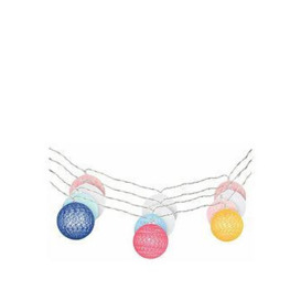Outsunny 4-Pack Garden Hanging String Lights Wit 80 Led Globe Lights For Outdoor/Indoor Multi-Colored