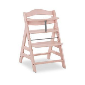Hauck Alpha+ Wooden Highchair - Rose, Pink