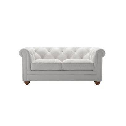 Patrick 2 Seat Sofa Bed in Alabaster Brushed Linen Cotton - sofa.com