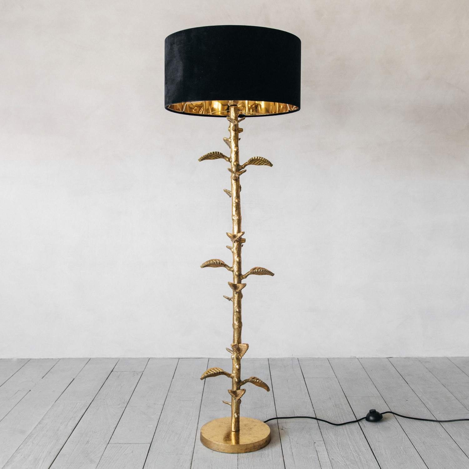 Graham and Green Jack Gold Floor Lamp
