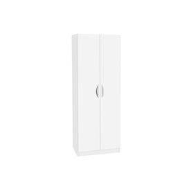 Small Office Tall Storage Cupboard, White