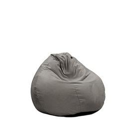 Adult Bean Bags black 100% Cotton Fire Retardant Large Bean Bags 60cm Wide x 82cm High Approx 6 Cubic Foot 