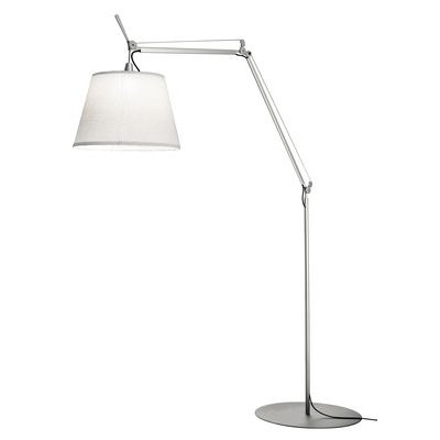 Tolomeo Paralume LED Outdoor Floor lamp - Outdoor - LED - H 132 to 298 cm by Artemide White