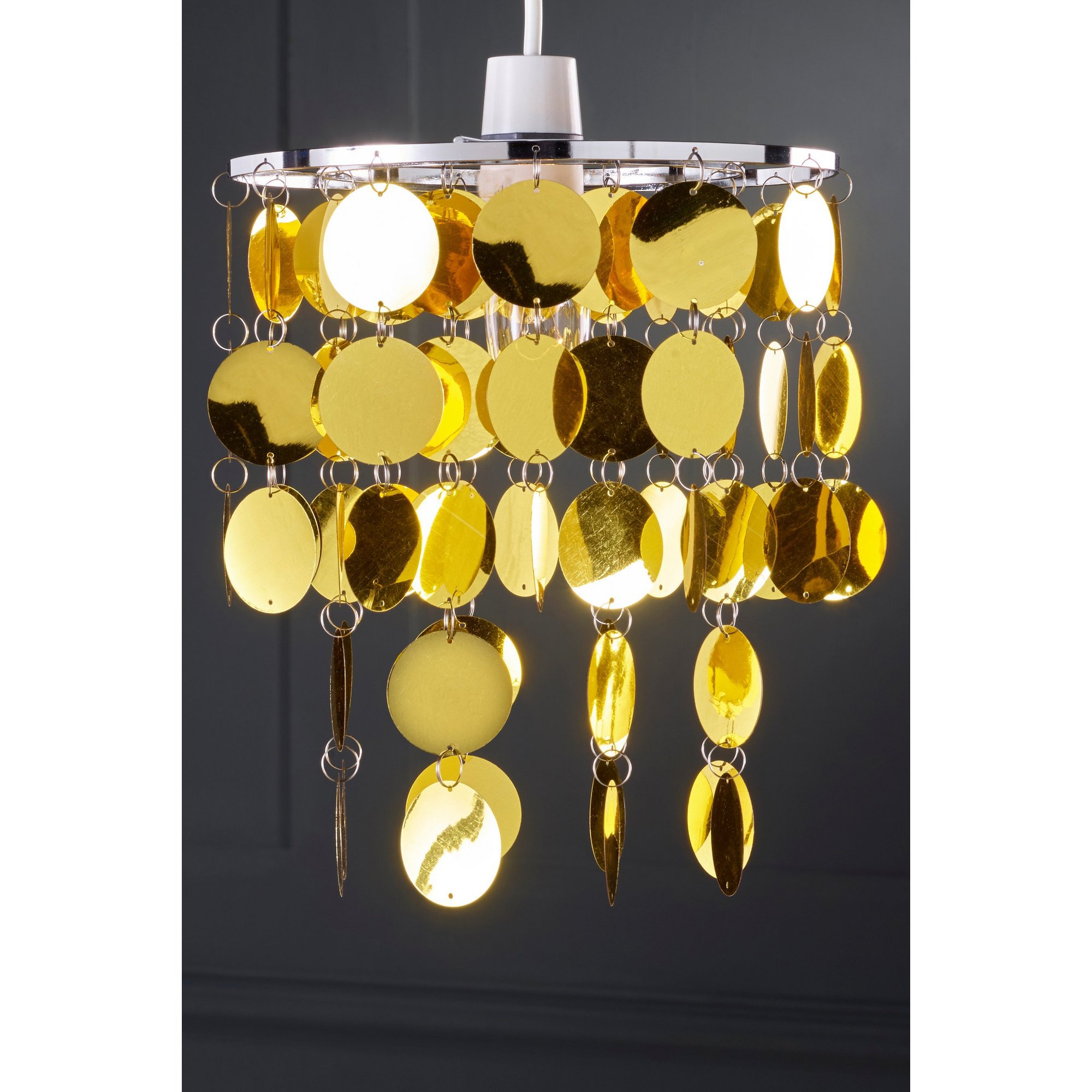 Disc Chandelier Easy Fit Light Shade