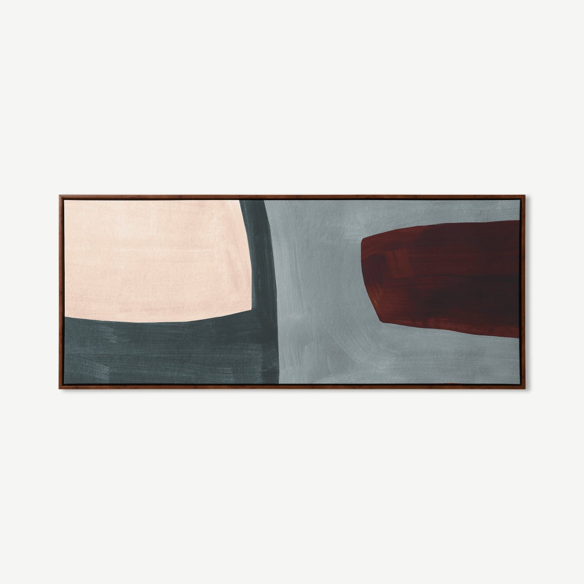 Rich Abstract II Framed Canvas Print, 40 x 100cm