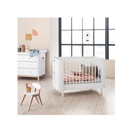 Oliver Furniture Wood Mini+ 4 in 1 Cot Bed in White
