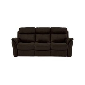 Relax Station Revive 3 Seater BV Leather Sofa - Dark Chocolate